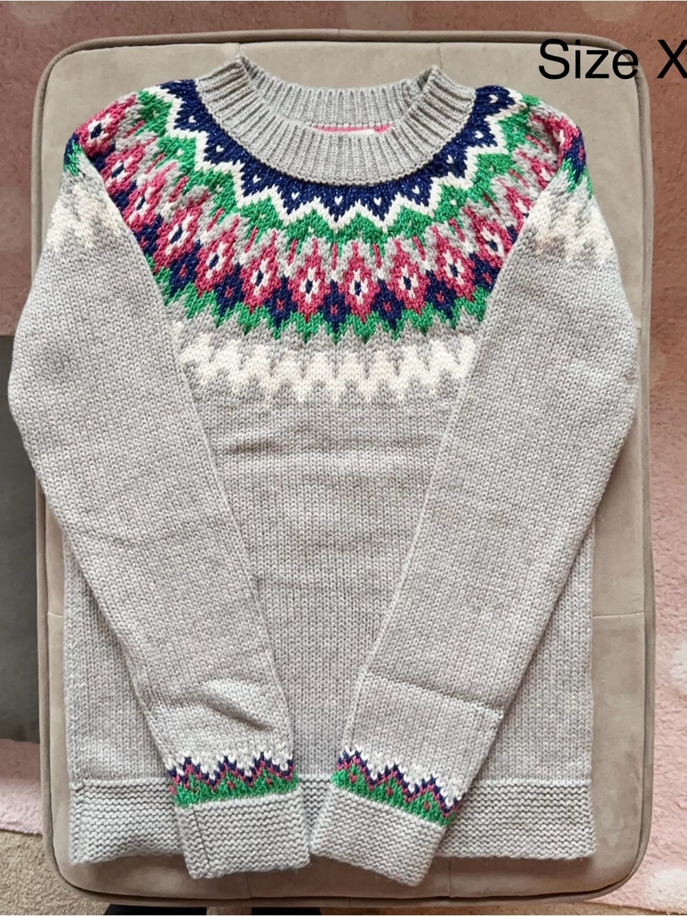 BNWT Boden Women Fair Isle Sweater